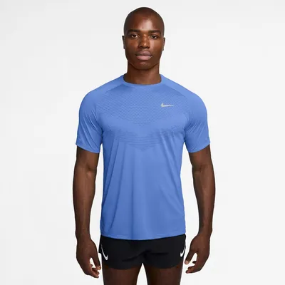 Nike Dri-FIT ADV Stride Kurzarm Laufshirt Herren – ROYAL PULSE/REFLECTIVE SILV