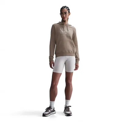 Nike Kapuzensweat Sportswear Club Fleece – MINK BROWN/HTR