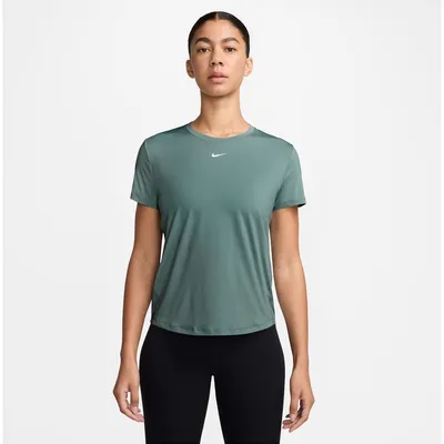 Nike Dri-FIT One Classic Kurzarm Shirt WT Damen – CANNON/WHITE