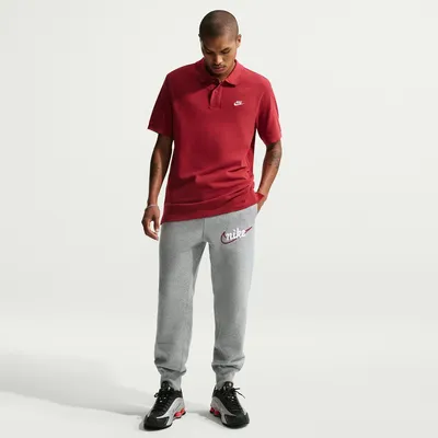 Nike Club BB Jogger CTB Herren – DK GREY HEATHER/LT SMOKE GREY/WHITE