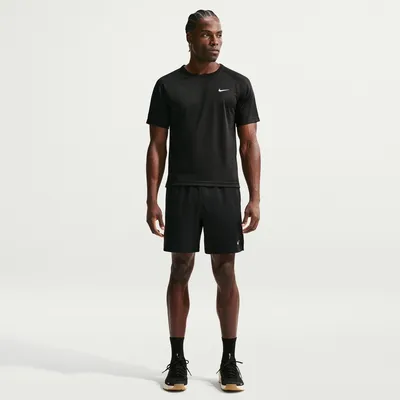 Nike Dri-FIT Flex Kurzarm T-Shirt Herren – Schwarz / Weiß