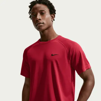 Nike Dri-FIT Flex Kurzarm T-Shirt Herren – TOUGH RED/BLACK