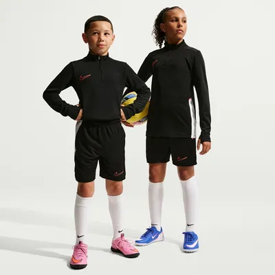 Nike Dri-FIT ACD25 KP 7IN -PD Fußballshorts Kinder – BLACK/WHITE/BRIGHT CR