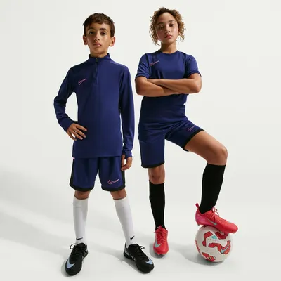 Nike Dri-FIT ACD25 KP 7IN -PD Fußballshorts Kinder – BLUE VOID/WHITE/BLACK/PINKSICLE
