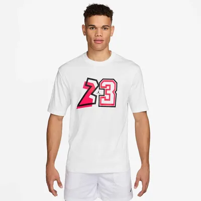 Nike T-Shirts/Tanks ku.Arm He/Uni Jordan Men's 23 Graphic Shirt – Weiß / Schwarz