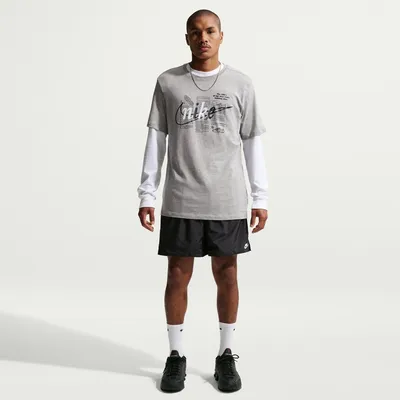 Nike Sportswear STD Celebrate BRND T-Shirt Herren – Dunkelgrau meliert