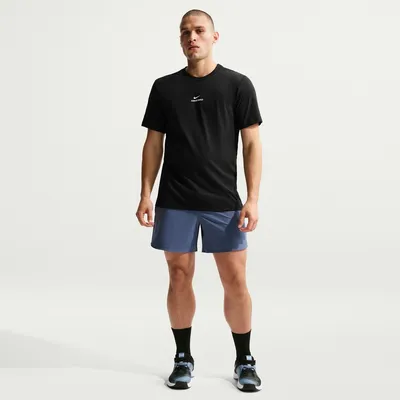 Nike Pro Dri-FIT T-Shirt STD Herren – BLACK/WHITE