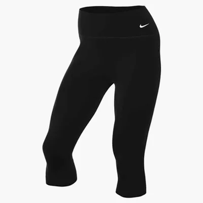 Nike One Dri-FIT HR Capri Tight WT Damen – BLACK/WHITE