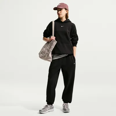 Nike Hose STUDIO FLEECE – BLACK/WHITE
