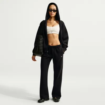 Nike Hose STUDIO FLEECE – TOTAL BLACK/SAIL