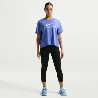 Nike Pro Dri-FIT 365 Loose T-Shirt Damen – SAPPHIRE/WHITE