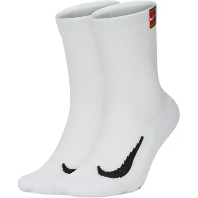 Nike Socken NikeCourt Multiplier Cushioned – WHITE/WHITE