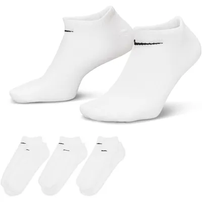 Nike Everyday Lightweight No-Show Sportsocken 3er-Pack 132 – WHITE/BLACK