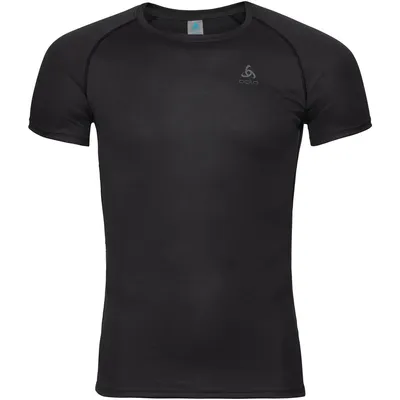 Odlo SUW TOP CREW NECK S/S ACTIVE F – Schwarz