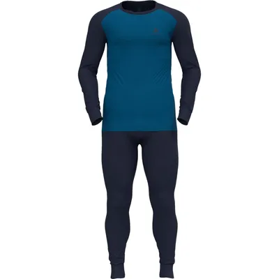 Odlo ACTIVE WARM Special Set – diving navy - mykonos blue