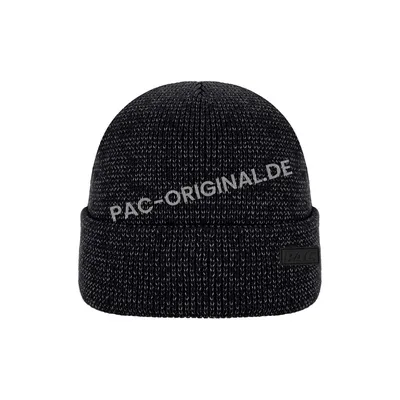 P.A.C. PAC Glako Reflective Beanie – BLACK