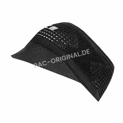P.A.C. PAC Recycled Seamless Visor Headband – Total Black
