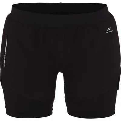 PRO Touch Da.-Shorts 2-in-1 Rufina III – BLACK/ BLACK