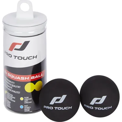 PRO Touch Squash-Ball Ace Squash Balls 2 pcs Tube – Dunkelgelb