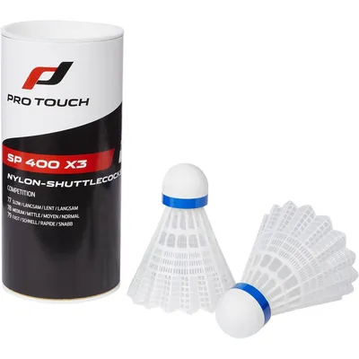 PRO Touch Badminton-Ball SP 400 x3 (Shuttlecock) – WEIß