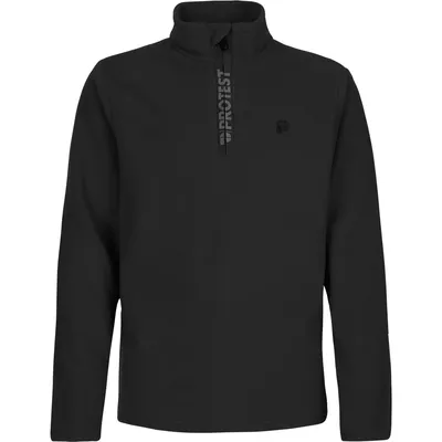 Protest Reperfecty JR 1/4 zip active top – TRUE BLACK