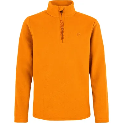 Protest Reperfecty JR 1/4 zip active top – Caramel Yellow