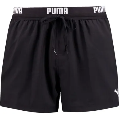 PUMA SWIM MEN LOGO SHORT SHORTS 1P – BLACK