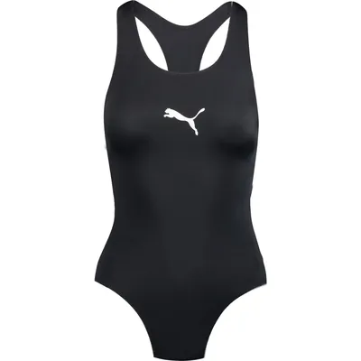 PUMA SWIM WOMEN RACERBACK SWIMSUIT – black