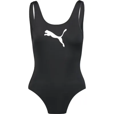 PUMA SWIM WOMEN SWIMSUIT 1P – Schwarz
