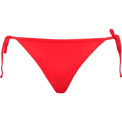 PUMA SWIM WOMEN SIDE TIE BRIEFS 1P – Rot