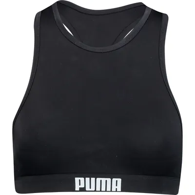 PUMA SWIM WOMEN RACERBACK TOP 1P – BLACK
