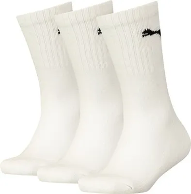PUMA KIDS CREW SOCK 3P – WHITE