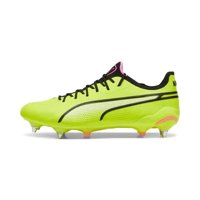 Puma KING ULTIMATE MxSG – ELECTRIC LIME BLACK POISON PINK *