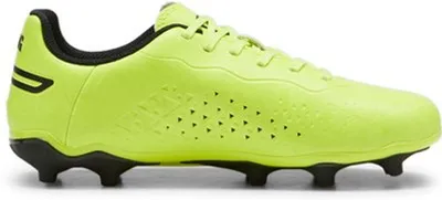 Puma King Match FG/AG Fußballschuh Kinder – ELECTRIC LIME-PUMA BL