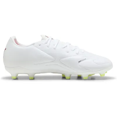 Puma King 20 Match FG/AG Fußballschuh Kinder – PUMA White-Glowing Red-Yellow Alert