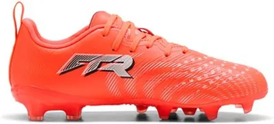 Puma Future 9 Play FG/AG Fußballschuh Kinder – Glowing Red-PUMA White-PUMA Black-PUMA Silver