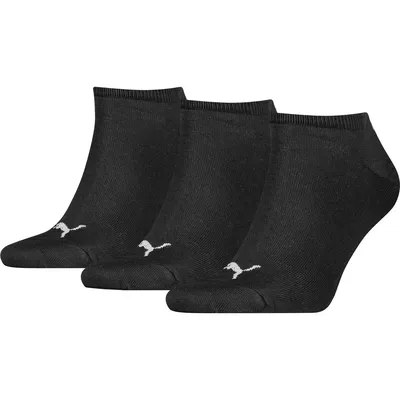 PUMA UNISEX SNEAKER PLAIN 3P – Schwarz