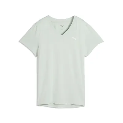Puma W TAD ESSENTIAL VNECK Tee – CRÉME DE MINT