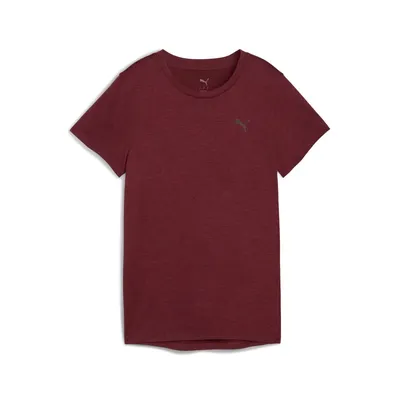 Puma W TAD ESSENTIAL Heather Tee – RUBY SHIMMER HEATHER