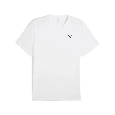 Puma M TAD ESSENTIALS SOLID CAT TEE LC small cat – Weiß