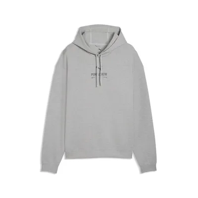 Puma M CLOUDSPUN BRANDED HOODIE – Light Gray Heather