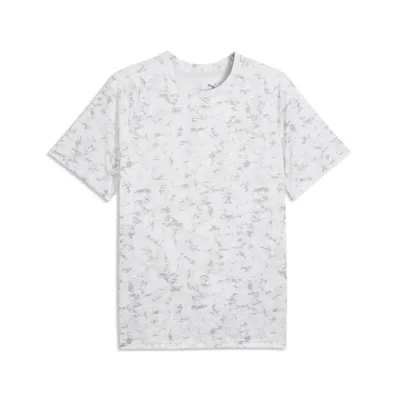Puma M PWRTRAIN AOP TEE – FEATHER GRAY