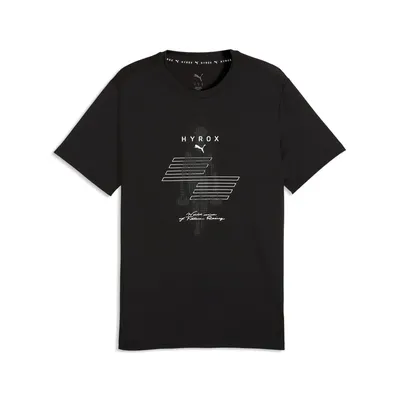 Puma M PUMA X HYROX CLOUDSPUN THERMOADAPT TEE – PUMA BLACK