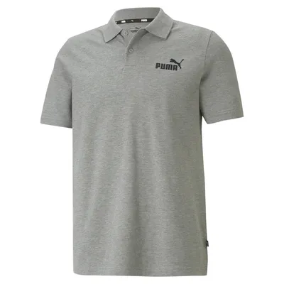 Puma ESS Pique Polo – MEDIUM GRAY HEATHER