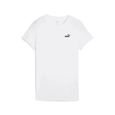 Puma ESS Small No 1 Logo Tee – Weiß