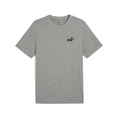 Puma ESS Small No 1 Logo Tee – MEDIUM GRAY HEATHER