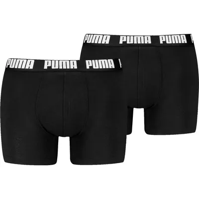PUMA MEN EVERYDAY BASIC BOXERS 2P – Schwarz