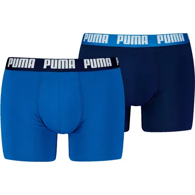 PUMA MEN EVERYDAY BASIC BOXERS 2P – Blau