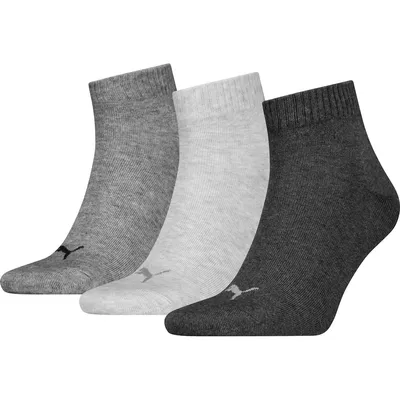 PUMA UNISEX QUARTER PLAIN 3P – ANTHRACI/L MEL GREY/M