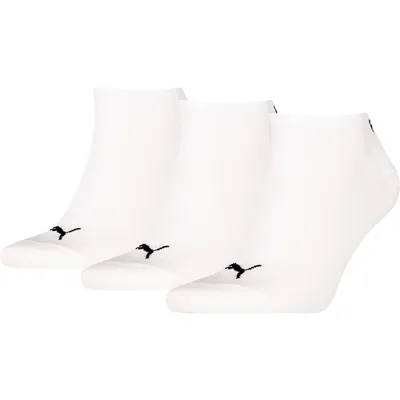 PUMA UNISEX SNEAKER PLAIN 3P – Weiß